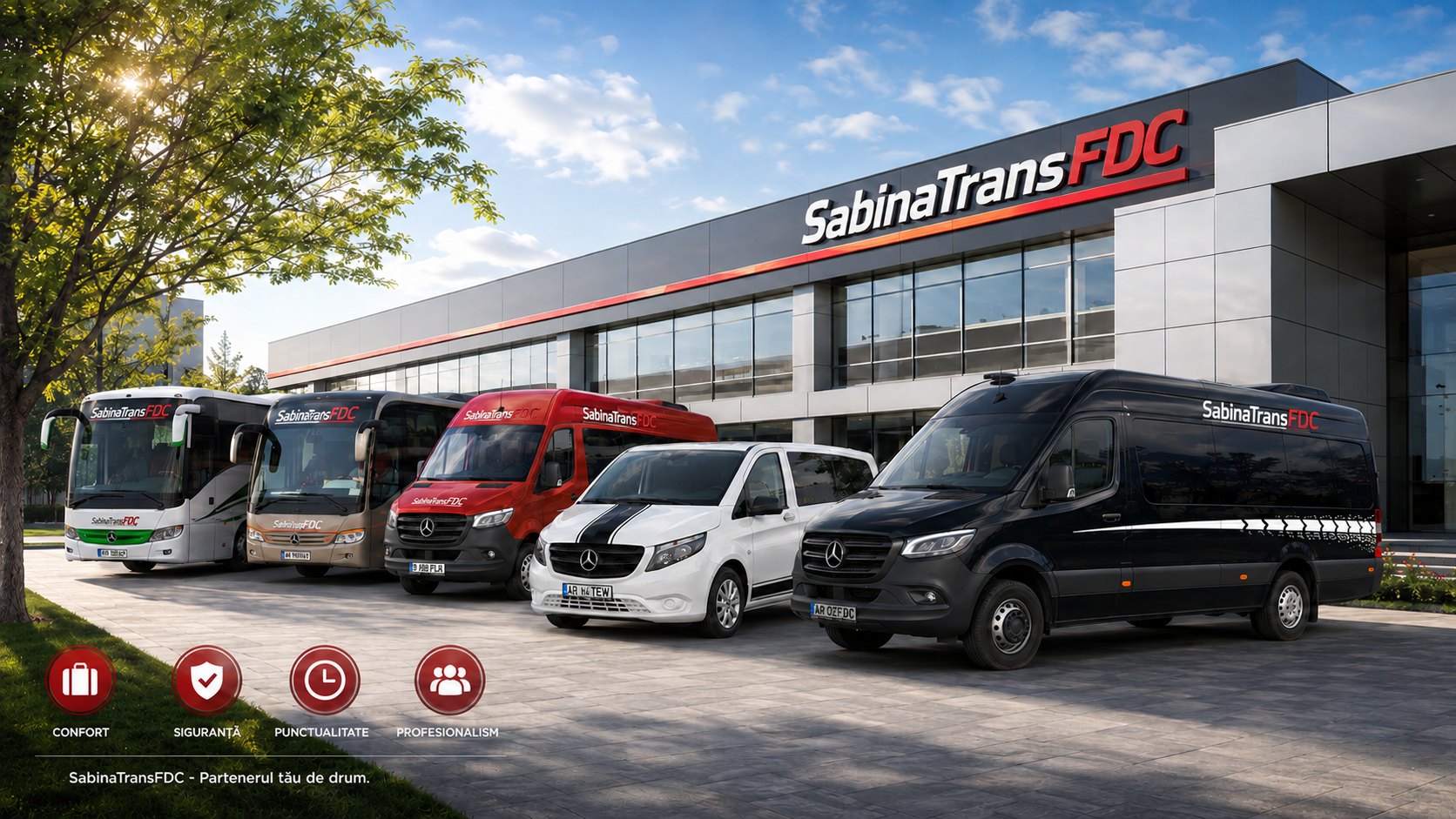 Vehicule SabinaTransFDC pregătite pentru curse